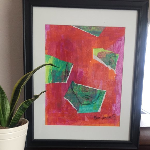 HOST PICK ! Original Abstract Art Work - Picture 1 of 7